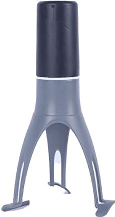 HERIOY Elektrische Hand Whisk Mini Elektrische Mixer Home Storefront Automatische Eiklopper Bakken Klop Meel Mixer Handig in gebruik (Kleur: Grijs, Maat: 14,5 x 12 x 4 cm)