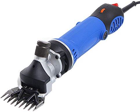 QHYTL Professional Sheep Hair Trimmer Sheep Shears 850W Professional Electric Clippers Livestock Heavy Duty Potable Animal Long Hair Fur Shearing 6 Speeds Control Clippers