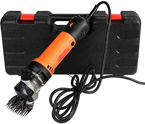 QHYTL Livestock Electric Clipper,Professional Heavy Duty Electric Sheep Shearing Machine Clippers,690W & 6 Speeds Adjustable Sheep Shears Grooming Supplies for Shaving Fur Wool in Livestock