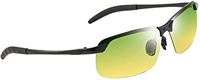Harilla Gepolariseerde zonnebril voor hardlopen, golf, sportbril, vierkant, uv-bescherming, designerstijl, uniseks, dag- en nachtzicht