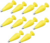 TOYHEART 10 stuks miniatuur eten, poppenhuis accessoires, miniatuur accessoires, miniatuur gebak crème tas ontwerp modellen speelgoed poppenhuis hars accessoires voor poppenhuis geel