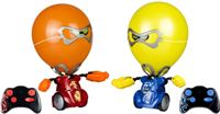 Ycoo Pack 2 Kombat Robots Afstandsbediening Bal 14 cm, Willekeurige Kleur, Ontploffing van het hoofd van je tegenstander, Speelgoed met licht- en geluidseffecten, vanaf 5 jaar