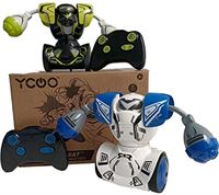 Ycoo Pack 2 Robots Kombat Op afstand bestuurde Boxeur 14cm - Hij gaat vooruit en raakt zijn tegenstander- Speelgoed met licht- en geluidseffecten - Vanaf 5 jaar
