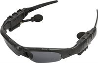 LBEC Headset zonnebril, opvouwbare stijlvolle lichtgewicht draadloze zonnebril voor fietsen voor wandelen standaardversie en gele lenzen