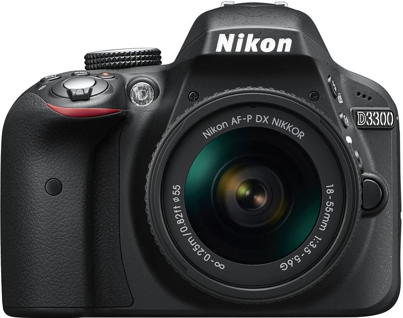 Nikon D3300 + AF-P 18-55mm VR zwart