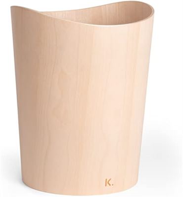 Bloemlezing Pakistaans paraplu Kazai. Prullenbak van echt hout "Börje", houten afvalemmer voor kantoor,  kinderkamer, slaapkamer enz., 9 liter, berk | Prijzen vergelijken |  Kieskeurig.nl