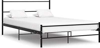 bewijs wat betreft Huiswerk vidaXL Bedframe Metaal Zwart 140x200 cm Frame Bed Slaapmeubel Ledikant  Bedden | Prijzen vergelijken | Kieskeurig.nl