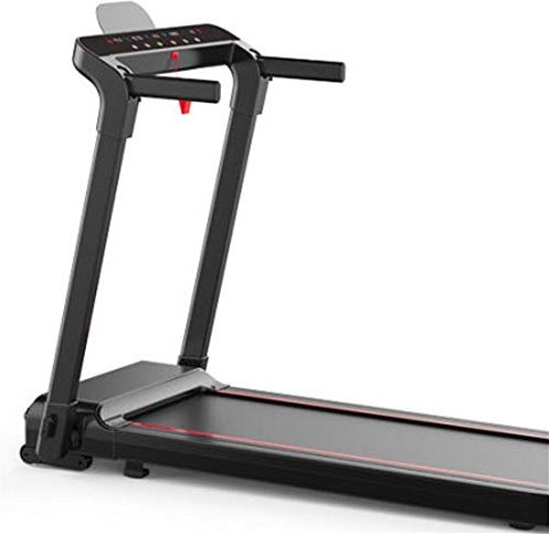 FMOPQ Beginner Treadmill Folding Electric Treadmill Walking Running Fitness Exercise Aerobic Exercise Home Fitness Gym Indoor Use Widely Used (Color : Black Size : 154x75x117cm)