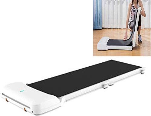 FMOPQ Folding Treadmill Shock Absorption and Incline Walking Machine Indoor Household Models Foldable Small Ultra-Quiet Non-Flat Treadmill Fitness Equipment