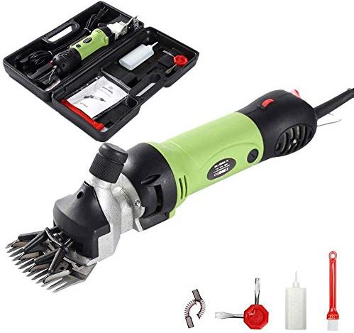 QHYTL Livestock Electric Shears,Professional Heavy Duty Electric Sheep Shearing Machine Clippers,690W & 6 Speeds Adjustable Sheep Shears Grooming Supplies for Shaving Fur Wool in Livestock
