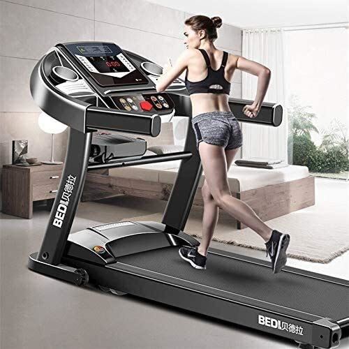 FMOPQ Treadmill Section Folding Treadmill Home Indoor Fitness Weight Loss Mute Small Mini Men and Women Walking