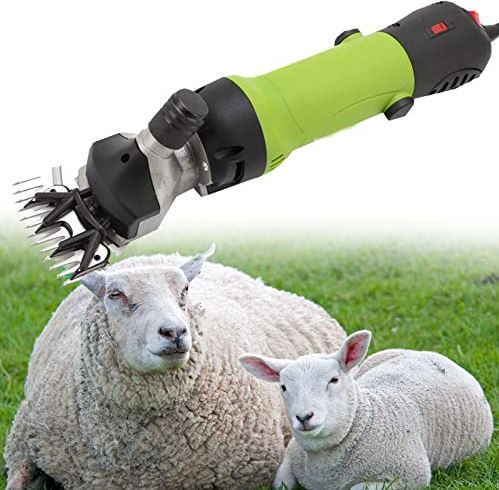 QHYTL Electric Professional Sheep Shears, Electric Metal Livestock Clippers for Shaving Fur Wool in Sheep