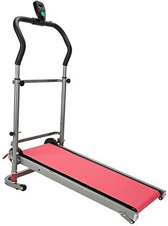 FMOPQ Foldable Mechanical Treadmill Tilt Walking Exerciser with Led Display Suitable for Men Women The Elderly Children Sports and Fitness