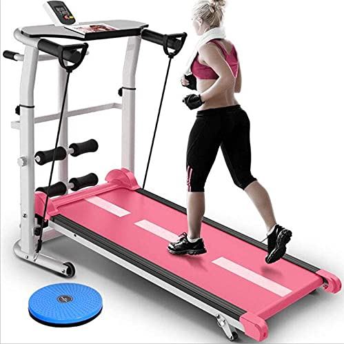 FMOPQ Folding Treadmill Household Multi-Function Fitness Equipment Small Simple Treadmill Light and Convenient to Move Used in Home/Office