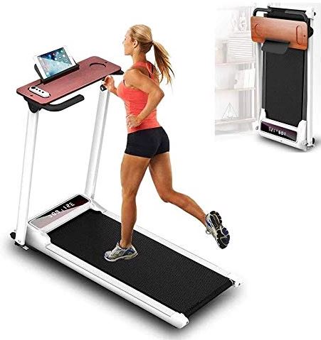 FMOPQ Treadmill Electric Running Machines with Remote Control Ultra-Quiet Flat Treadmill for Gym Indoor Fitness Max Load 100KG for Men and Women