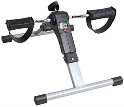 FMOPQ Pedal Exercisers Portable Folding Mini Treadmill for Home Exercise Bike Digital LCD Display Fitness Leg Trainer Pedal Machine