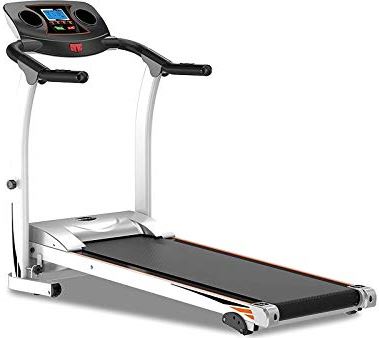 FMOPQ Folding Treadmill Good for Home/Apartment Fitness Compact Electric Running Exercise Machine with Safe Handlebar and LCD Display Easy Control Walking Machine for Home Use