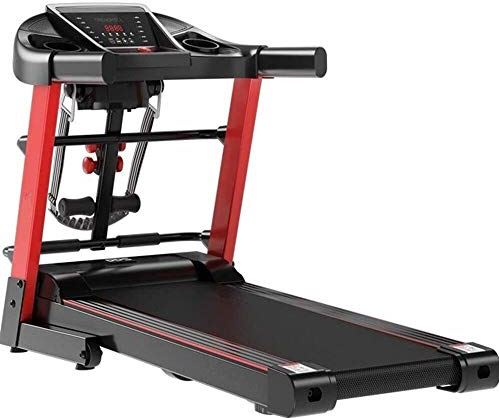 FMOPQ Electric Folding Treadmill – Easy Assembly Fitness Motorized Running Jogging Machine Multifunctional High Horsepower Walking Machine Weight Loss Fitness Equipment