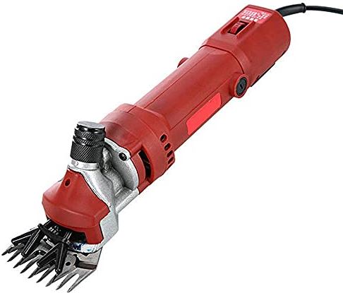 QHYTL Electric Sheep Shearers 550W Shearing Machine Professional Electric Clippers Farm Animal Livestock Pet Haircut Shave Trimmer Wool Scissors 6 Speed 9 Straight Tooth Blade