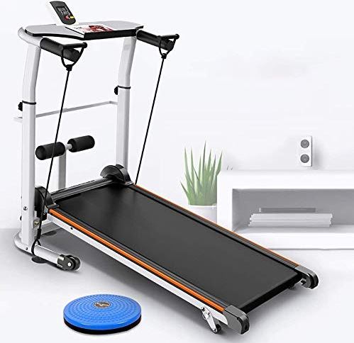FMOPQ Treadmill Mechanical Treadmill Folding Multifunctional Mini Treadmill Silent Walking Treadmill Home Treadmill Fitness Weight-Loss for Men and Women