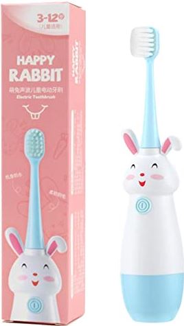Mgichoom 4 Pcs Elektrische tandenborstel voor kinderen | Draagbare sonische antislip zachte vachttandenborstel | Sonic elektrische tandenborstels voor volwassenen Kinderen Oplaadbare