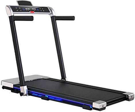 FMOPQ Indoor Fitness Folding Treadmill Electric Motorized Running Machine Easy Assembly Perfect for Home Use