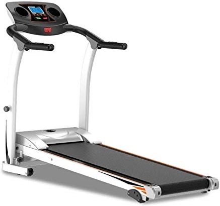 FMOPQ Intelligent Digital Folding Treadmill Extended Safety Handrail 5-Layer Safety Skid Track Portable Treadmill Running Jogging Gym Exercise Fitness