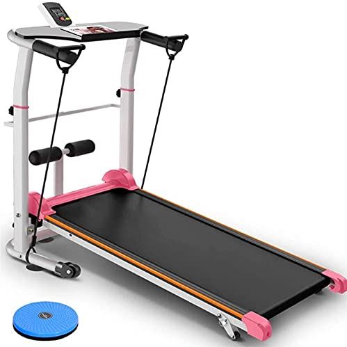 FMOPQ Treadmill Electric Folding Treadmills for Home Foldable and Compact Stowable Treadmill Exercise Machine Walking Machines Running Machine with LCD Monitor
