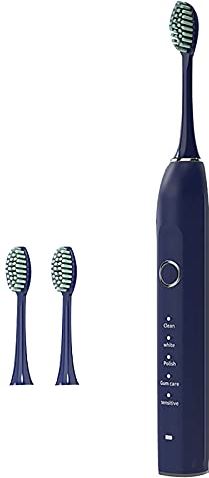 KAPOHU Elektrische tandenborstel elektrische tandenborstel usb oplaadbare whitening tandenborstel 4-modi 40 000 keer/min geluid vibratie 2 minuten ingebouwde timer 4 uur lading for 35 dagen Gebruik