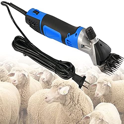 QHYTL Livestock Electric Clipper, Electric Shaving Scissors Professional Wool Fader 6 Speeds Animal Husba(electric wool shears)