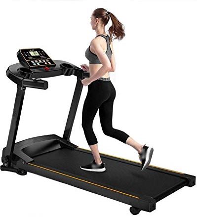 FMOPQ Treadmill Home Ultra Quiet Fitness Folding Single Function Free Installation of Electric Treadmill Cardio Training