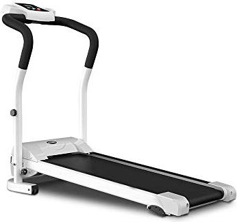 FMOPQ Treadmills Smart Electric Folding Treadmill – Easy Assembly Fitness Motorized Running Jogging Exercise Machine with Manual Incline Adjustment
