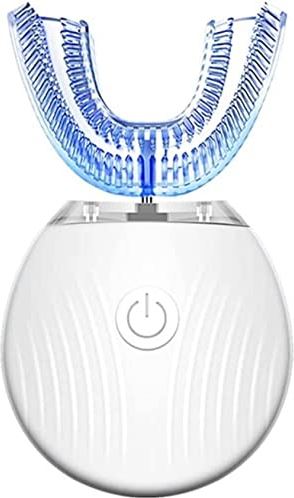 MORAIG Ultrasone elektrische tandenborstel, U-vormige automatische tandenborstel voor volwassenen, 360 ° draadloos opladen, IPX7 waterdicht, tool voor het bleken van tanden