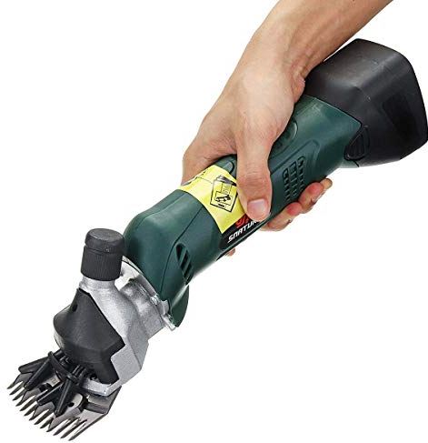 QHYTL 480 W Professional Cordless Sheep Shears Electric Clipper Machine,Built In 4000mAh Rechargeable Lit
