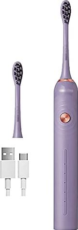KAPOHU Elektrische tandenborstel Sonic elektrische tandenborstel charge for 4 uur batterijduur 70 dagen volwassen oplaadbare Sonic Automatische tandenborstel (kleur: B) (Color : C)