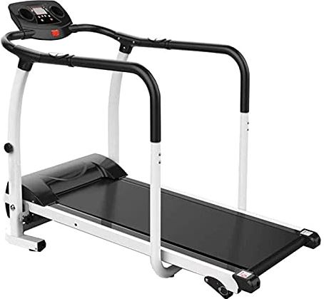 FMOPQ Fitness Walking Treadmill with Full Length Hand Rails