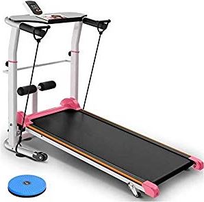 FMOPQ Treadmills Treadmill Mini Foldable Home Treadmill Models Multifunction Mute Small Weight Loss Simple Treadmill