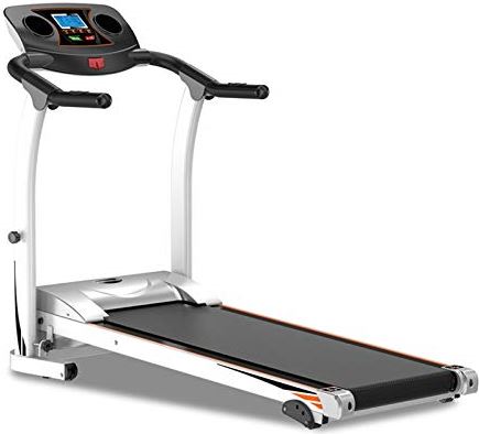 FMOPQ Treadmills Treadmill Foldable Steel Frame Treadmills 1.5HP Adjustable Incline Fitness Exercise Cardio Jogging W/Emergency System Hand Grip Gym Equipment