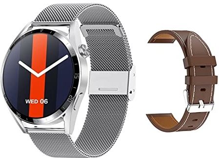 Chaofanjiancai_Sweater Slimme horloges Smart Watch 2022 360 * 360 ECG PPG Smart Watch Heren Android-beantwoordende telefoon IP67 Waterdicht Elektronica/Accessoires en benodigdheden (Color : A1)