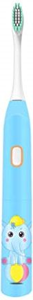 KAPOHU Orale zorg kinderen tandenborstels Sonic elektrische tandenborstel for comfortabele gemakkelijke reiniging 37000 slagen van 3-12 jaar automatische tandenborstel (kleur: blauw) (Color : Blue)