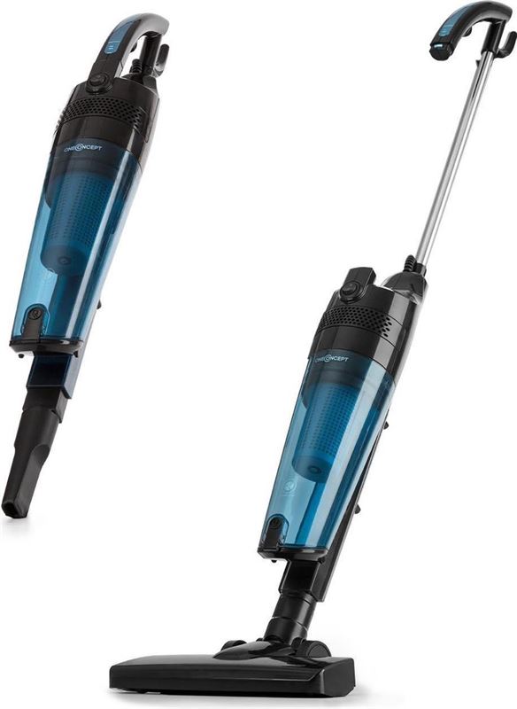 OneConcept Duster stofzuiger Cyclonic Filter System 600W blauw/zwart rood