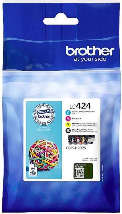 - [alternatief voor] Brother LC-424VAL inktcartridges voordeelbundel magenta, black, cyan, yellow