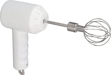 SOGT Elektrische handmixer, lichtgewicht elektrische knoflookhakmolen voor keuken (Wit)