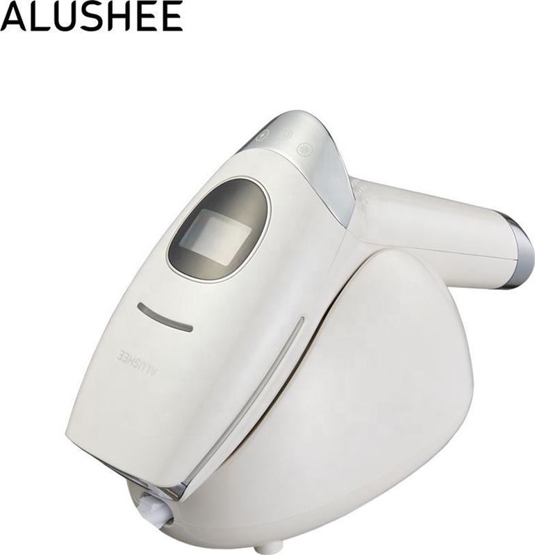 Alushee ALUSHEE™ - 4-in-1 IPL Lichtontharingsapparaat - Bikinilijn - Lange Levensduur - Veilig & Snel - Laser Ontharing Machine - AP10 - Wit + Gratis Zonnebril en Scheermesje