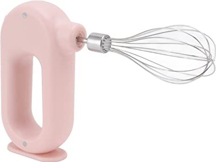 Changor Handmelkopschuimer, 20 W handmixer 5 V voor de keuken voor thuis koken (roze)