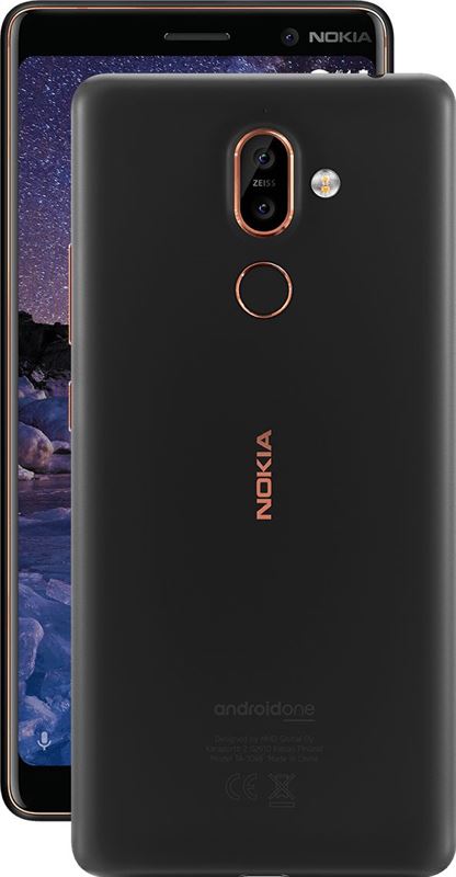 Nokia 7 plus 64 GB / zwart, koper / (dualsim)