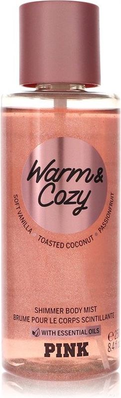 Victoria's Secret Pink Warm And Cozy Shimmer Body Mist For Women 248 Ml