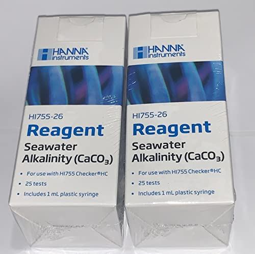 Checker (2) Hanna Instruments HI755-26 Reagent (50 tests) voor Alklinity HI755, voor salt water alkaliniteit, gepresenteerd door Magnum Media