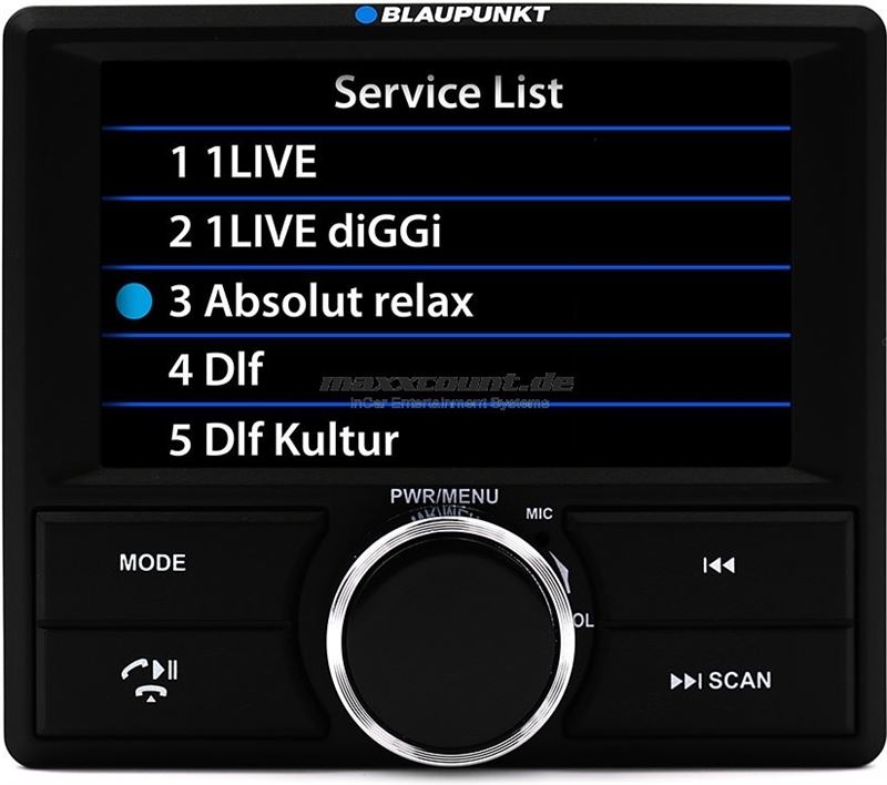 Blaupunkt DAB PLUG 'n' PLAY 370 Auto - Digitale radio ontvanger - Bluetooth module