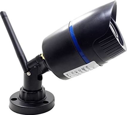 CODOUX Beveiligingssysteem IP Camera Wifi 720P 960P 1080P Cctv-beveiliging Surveillance Outdoor Waterdichte Draadloze Home Cam Ondersteuning Micro Sd Slot Thuisbeveiligingssystemen (Color : Black, Size : 6